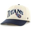 Men's '47 Khaki/Navy Tennessee Titans Wave Hitch Adjustable Hat