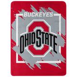 The Northwest Group Ohio State Buckeyes 46" x 60" Dimensional Micro Raschel Plush Throw Blanket