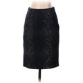 Prada Wool Skirt: Gray Tweed Bottoms - Women's Size 36