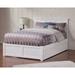 AFI Furnishings Madison Bed Wood in White | 50 H x 80.75 W x 82.63 D in | Wayfair AR8652042