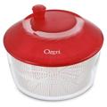 Ozeri Italian Made Fresca Salad Spinner & Serving Bowl Rotator Plastic in Red | 7.3 H x 10.5 W x 10.5 D in | Wayfair SS2-RD