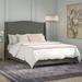 Lark Manor™ Amhir Storage Bed Upholstered/Metal in Gray/Black | King | Wayfair 130AB07FAE054DB1A0FB8AE2AE13A9EA