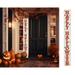 The Holiday Aisle® Allicyn Wood Wall Mounted Outdoor Halloween Decoration Wood in Brown | 72 H x 9.5 W x 1 D in | Wayfair