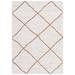 Brown/White 144 x 108 x 0.25 in Indoor/Outdoor Area Rug - Union Rustic Capra Geometric Machine Woven Polypropylene Indoor/Outdoor Area Rug in Ivory/Brown | Wayfair