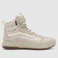 Vans ultrarange exo hi mte-2 trainers in white & beige