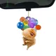 Accessoires de voiture pour ballon ornement de cintre pour chien animal coloré rétroviseur décor