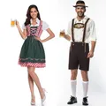 Frauen Erwachsene Bayern Oktoberfest Kleid Kellnerin Dienst mädchen Kleid Mann Dirndl Lederhosen