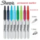 1 Pcs American Sharpie Retractable Push Marker Pen Extremely Fine No Cap Marker Pen Oily Pen 32701