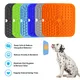 Dog Slow Feeders Mats With Suction Cup Silicone Dog Food Sucker Training Dog Feeder Alternative to