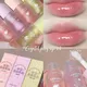 Crystal Jelly Lip Oil Hydrating Plumping Lip Coat For Lipstick Lipgloss Tinted Clear Lip Plumper