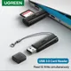 Ugreen 2 in 1 USB Card Reader USB to SD Micro SD TF Card Reader for Computer Laptop Accessories