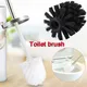 Tête de rechange de brosse de nettoyage de cuvette de toilette nettoyeur en plastique universel