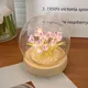 Veilleuse LED Tulipe pour la Décoration de la Maison Simulation de Fleur Chambre à Coucher Ins