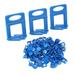 HElectQRIN Tile Leveling System Clip 100pcs Blue Plastic Clips Floor Wall Tiling Level Spacers Tile Leveling System Tools