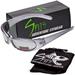 Chicopee Foam Padded Sunglasses (Frame Color: Crystal Silver Lens Color: Photochromic Rose/Smoke)