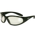 Spits Eyewear Hercules Safety Glasses (Frame Color: Matte Black Frame With Foam Padding Lens Color: Super Dark)