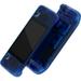 eXtremeRate Clear Blue Faceplate Back Plate Replacement Housing Case Full Set Shell w/Buttons for Steam Deck LCD Console