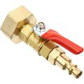 Blowout adapter Winterize Adapter Brass Winterizing Fitting Easy Blow Outs Water Hose Connector 1/4 Inner Thread