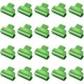 20pcs Film Row Cover Netting Tunnel Hoop Clip Plant Extension Clips Greenhouse Clamps Garden Hoops Clips Netting Tunnel Hoop Clips for Season Plant Extension Support Greenhouses Frame Shelters 11mm