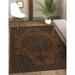 Indoor Outdoor Rug 8X10 Medallion Nut Brown Black Modern Area Rugs For Indoor And Outdoor Patios Kitchen And Hallway Rug Washable Porch Deck Outside Carpet