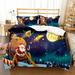 Red Ball Printing Happy Christmas Quilt Cover Suit 2/3 Pcs Home Bed Clothes Fashionable Bedding Sets