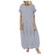 knqrhpse Casual Dresses Maxi Dress Casual Dress Sleeve Polka Casual Maxi Neck Short Dress Dot Women Round Print Women s Dress Womens Dresses White Dress 4Xl