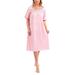 knqrhpse Summer Dress Midi Dresses For Women Women Christmas Sweatershirts Long Sleeve Crewneck Oversized Printed Lightweight Midi Pullover Dress Womens Dresses Pink Dress 5XL