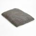 Gray Soft Rectangular Pet Bed Medium Furry Dog Bed Cat Bed for Indoor Outdoor Use 27 x 36