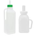 2Pcs Plastic Calf Bottles Multi-function Feeding Bottles Portable Nursing Bottles