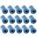 15 Rolls Pet Claw Printed Bags Pet Waste Bag Pet Poop Bags Pouch Holder Disposable Garbage Bags with Random Color Claw (Blue)