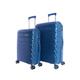 Don Algodon Kofferset - Reisekoffer-Set - Kabinenkoffer - Reisekoffer - Kabinenkoffer 55 x 40 x 20 cm und mittlerer Koffer 4 Räder - Mittelgroßer Reisekoffer - Kabinenkoffer, blau, 64x44x24 cm,