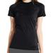 101 BEACH Junior Girls Ladies Women s Solid Short Sleeve Rash Guard Water Shirt UV Protection 50+ Black X-Large