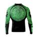 Raven Fightwear Men s Aztec Ranked BJJ Rash Guard MMA Green