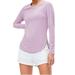 Women s UPF 50+ Sun Protection Long Sleeve Shirts Rash Guard Shirts Quick Dry Lightweight Hiking Shirts