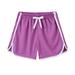 Miluxas Girls Flowy Shorts Clearance with Youth Butterfly Shorts for Fitness Running Sports Purple 8-9 Years