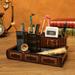 Decorative Desk Organizer Box Pencil Cup Pot Office Supply Caddy for Home Office Study Library