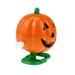 Halloween pumpkin 10 Pcs Wind-up Toy Clockwork Waking Smile Face Pumpkins Toy Holiday Halloween Party Favor (Orange)