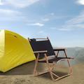 Portable Folding Chair for Camping & Hiking 600D Oxford Fabric & Aluminum Alloy Garden