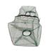 Biplut 21x45cm Folding Portable Crab Fishing Dip Cast Net Cage Shrimp Catcher Bait Trap (Without Edging)