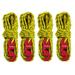 ShineTrip ShineTrip Thick Tent Wind Rope Outdoor Camping Canopy Reflective Wind Rope 3mm Multifunctional Wind Rope Buckle Tent 4pcs Multifunction Tent Rope Tent Accessories