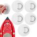 5Pcs D Ring Pads Kayak D Ring PVC Patch Canoe Rafting Accessories for Inflatable Boat Surfboard Paddle Board