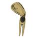 Premium Metal Golf Fork Comfortable Putting Tool Putter Head Prongs Golfing Course Pitch Tool - Bronze