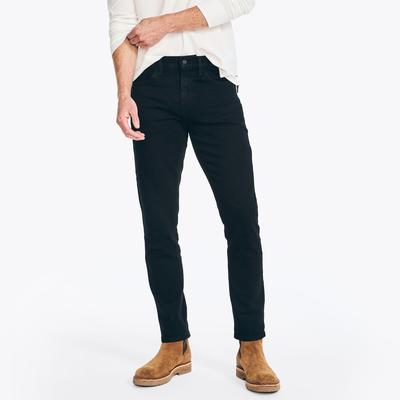 Nautica Men's Athletic Slim Stretch Denim Black Ink Wash, 30x32
