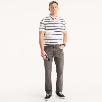 Nautica Men's Vintage Straight Stretch Denim Charcoal, 33x30