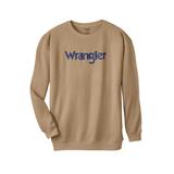 Men's Big & Tall Wrangler® thermal crewneck by Wrangler in Khaki (Size XL)