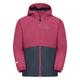 3-in-1-Funktionsjacke JACK WOLFSKIN "ICELAND 3IN1 JACKET K" Gr. 128, pink (dark, fuchsia) Kinder Jacken Winterjacken