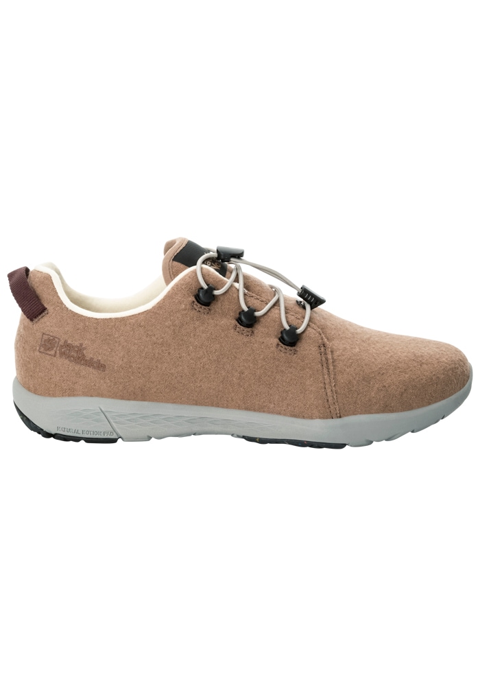 Sneaker JACK WOLFSKIN "SPIRIT WOOL LOW W", Gr. UK9-EU43, Normalschaft, afterglow, Main Material 50% Wool; 50% Polyester Lining 100% Polyamide, Schuhe
