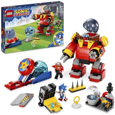 Konstruktionsspielsteine LEGO "Sonic vs. Dr. Eggmans Death Egg Robot (76993), LEGO Sonic" Spielbausteine bunt Kinder Ab 6-8 Jahren
