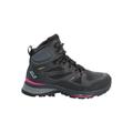 Trekkingschuh JACK WOLFSKIN "FORCE TREKKER TEXAPORE MID W" Gr. UK 4 - EU 37, Normalschaft, pink (black, pink) Schuhe Damen