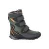 Winterboots JACK WOLFSKIN "POLAR BOOT TEXAPORE HIGH VC K", Kinder, Gr. UK 10 - EU 28, Normalschaft, grün (slate, grün), Main Material 100% Polyamide Second Material Lining Sole 100% Rubber/ EVA, Schuhe